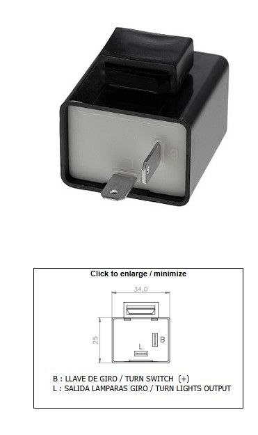 DZE PRZERYWACZ KIERUNKOWSKAZÓW SUZUKI (6V) (38610-H23450H-000)