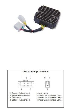 DZE REGULATOR NAPIĘCIA HONDA NX 650 DOMINATOR (25A)