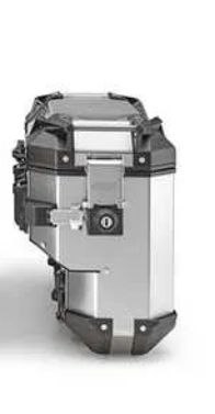 KAPPA 2025/05 KUFRY BOCZNE 37L LEWY I 33L PRAWY WCIĘTY MONOKEY CAM SIDE KVG37AL KVGS33AR K'VOYAGER ALUMINIOWE KOLOR SREBRNY