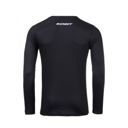 KENNY RACING KOSZULKA CROSS/ENDURO MODEL TRACK KID/JUNIOR RAW BLACK KOLOR CZARNY/BIAŁY ROZMIAR XXXXS ( 3/4 LATA)