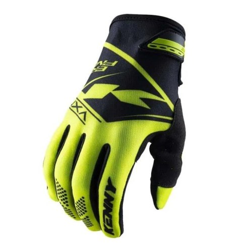 KENNY RACING RĘKAWICE CROSS/ENDURO MODEL BRAVE NEON YELLOW KOLOR ŻÓŁTY FLUO/CZARNY ROZMIAR XXL