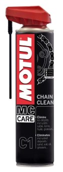 MOTUL CHAIN CARE KIT ZESTAW DO CZYSZCZENIA ŁAŃCUCHA (SPRAY C1+SPRAY C2+SZCZOTKA)