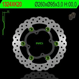 NG TARCZA HAMULCOWA PRZÓD Z ADAPTEREM OVERSIZE KTM SX 85 '11-'13 (PŁYWAJĄCA) (260X95X3)