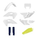 POLISPORT KOMPLET PLASTIKÓW (FULL KIT) HUSQVARNA TE/FE TPI '24-'25 W ZESTAWIE OSŁONA LAMPY PRZEDNIEJ I OSŁONY AMORTYZATORÓW KOLO