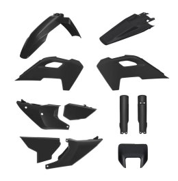 POLISPORT KOMPLET PLASTIKÓW (FULL KIT) HUSQVARNA TE/FE TPI '24-'25 W ZESTAWIE OSŁONA LAMPY PRZEDNIEJ I OSŁONY AMORTYZATORÓW KOLO