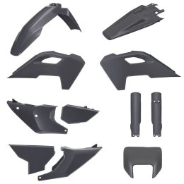 POLISPORT KOMPLET PLASTIKÓW (FULL KIT) HUSQVARNA TE/FE TPI '24-'25 W ZESTAWIE OSŁONA LAMPY PRZEDNIEJ I OSŁONY AMORTYZATORÓW KOLO