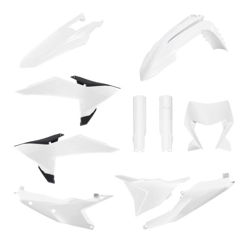 POLISPORT KOMPLET PLASTIKÓW (FULL KIT) KTM EXC/EXC-F/XC-W/XC-WF TBI '26 W ZESTAWIE OSŁONA LAMPY ORAZ OSŁONY AMORTYZATORÓW KOLOR 