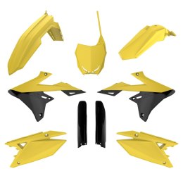 POLISPORT KOMPLET PLASTIKÓW (FULL KIT) SUZUKI RMZ 250 '19-'24; RMZ 450 '18-'24 W ZESTAWIE TABLICA PRZEDNIA (8666100002) I OSŁONY