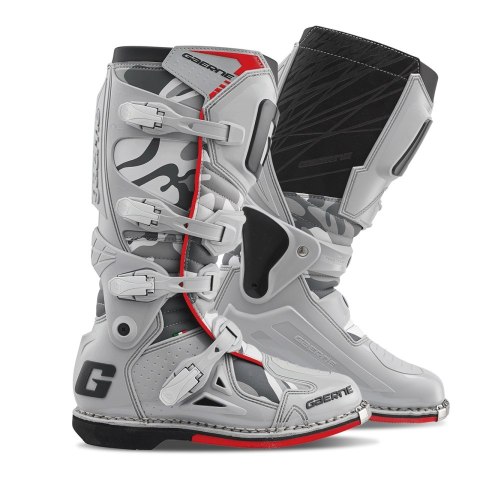 GAERNE BUTY CROSS/ENDURO FASTBACK ENDURANCE SNOW CAMO KOLOR SZARY/CZARNY/CZERWONY ROZMIAR 44.5