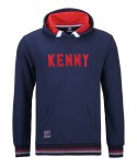 KENNY RACING BLUZA Z KAPTUREM SUZUKA KOLOR NIEBIESKI/CZERWONY ROZMIAR M