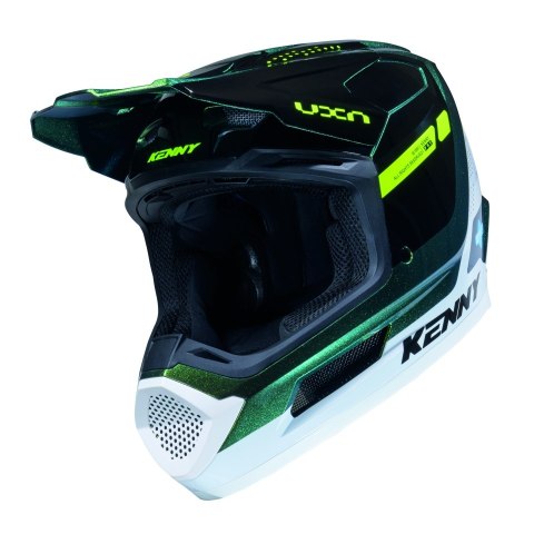 KENNY RACING KASK CROSS/ENDURO PERFORMANCE ERT GRAPHIC GREEN DIAMOND RACING SPE KOLOR ZIEOLNY/CZARNY/BIAŁY ROZMIAR S