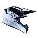 KENNY RACING KASK CROSS/ENDURO TRACK GRAPHIC FOCUS BLACK KOLOR CZARNY/BIAŁY ROZMIAR L