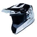 KENNY RACING KASK CROSS/ENDURO TRACK GRAPHIC FOCUS BLACK KOLOR CZARNY/BIAŁY ROZMIAR L