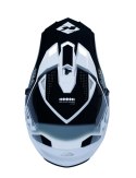 KENNY RACING KASK CROSS/ENDURO TRACK GRAPHIC FOCUS BLACK KOLOR CZARNY/BIAŁY ROZMIAR S