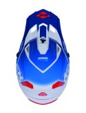 KENNY RACING KASK CROSS/ENDURO TRACK GRAPHIC FOCUS PATRIOT KOLOR BIAŁY/NIEBIESKI/CZERWONY ROZMIAR L