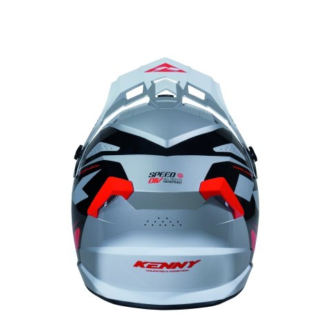 KENNY RACING KASK CROSS/ENDURO TRACK GRAPHIC SPEED BLACK RED KOLOR BIAŁY/CZARNY/CZEROWNY ROZMIAR L