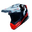 KENNY RACING KASK CROSS/ENDURO TRACK GRAPHIC SPEED BLACK RED KOLOR BIAŁY/CZARNY/CZEROWNY ROZMIAR M