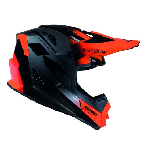 KENNY RACING KASK CROSS/ENDURO TRACK GRAPHIC SPEED NEON ORANGE KOLOR POMARAŃCZOWY/CZARNY ROZMIAR XS