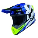 KENNY RACING KASK CROSS/ENDURO TRACK KID/JUNIOR/DZIECIĘCY GRAPHIC SPEED NEON BLUE KOLOR NIEBIESKI/BIAŁY ŻÓŁTY ROZMIAR S ( 47 - 4
