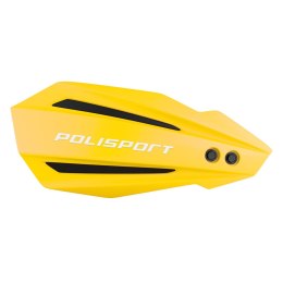 POLISPORT OFERTA SPECJALNA OSŁONY RĄK (HANDBARY) MODEL BULLIT Z UNIWERSALNYM ZESTAWEM MONTAŻOWYM 22/28 KOLOR ŻÓŁTE (OPAKOWANIE Z