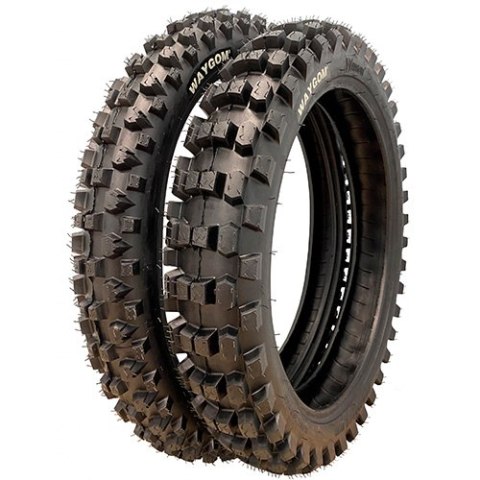WAYCOM (WAYGOM) OPONA 80/100-12 MOTOCROSS MIXT 50L REAR TYŁ