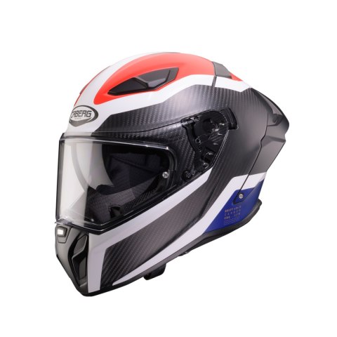 CABERG KASK INTEGRALNY Z BLENDĄ MODEL DRIFT EVO II CARBON CBR KOLOR CZARNY/NIEBIESKI/CZERWONY MAT ROZMIAR XL