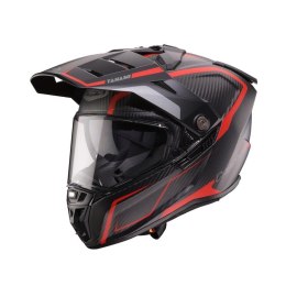 CABERG 2026 KASK OFFROAD / TRAIL / ADVENTURE DUOSPORT (DUAL) TANAMI CARBON GRAVITY KOLOR CZERWONY/SZARY ROZMIAR M