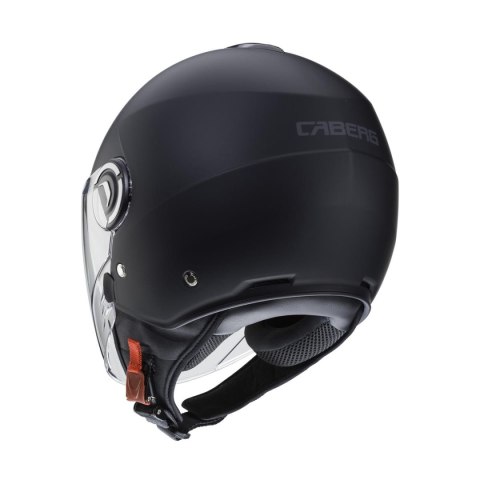 CABERG KASK OTWARTY JET Z BLENDĄ MODEL RIVIERA V4X SOLID KOLOR CZARNY MAT ROZMIAR XXS
