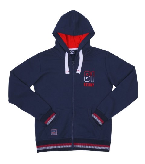 KENNY RACING BLUZA Z KAPTUREM DAMSKA SUZUKA KOLOR NIEBIESKI/CZERWONY ROZMIAR S