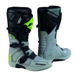KENNY RACING BUTY CROSS/ENDURO TRACK T2 GREY/NEON YELLOW KOLOR SZARY/ŻÓŁTY FLUO ROZMIAR 41