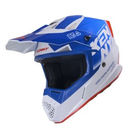 KENNY RACING KASK CROSS/ENDURO TRACK KID/JUNIOR/DZIECIĘCY GRAPHIC FOCUS PATRIOT KOLOR NIEBIESKI/BIAŁY/CZERWONY ROZMIAR S ( 47 - 
