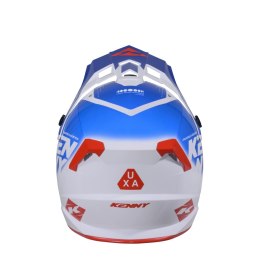 KENNY RACING KASK CROSS/ENDURO TRACK KID/JUNIOR/DZIECIĘCY GRAPHIC FOCUS PATRIOT KOLOR NIEBIESKI/BIAŁY/CZERWONY ROZMIAR S ( 47 - 