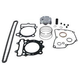VERTEX ZESTAW NAPRAWCZY GÓRY SILNIKA SUZUKI RMZ 250 16-24 ( TŁOK 24122B, USZCZELKI TOP-END, ŁAŃCUSZEK ROZRZĄDU )