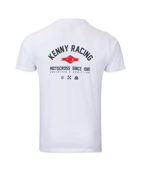 KENNY RACING KOSZULKA T-SHIRT DIRT LABEL KOLOR BIAŁY ROZMIAR XXL