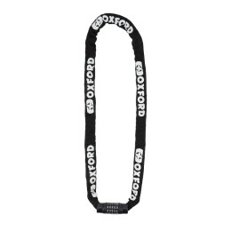 OXFORD PROMOCJA ŁAŃCUCH ZABEZPIECZENIE ANTYKRADZIEŻOWE COMBI CHAIN 8MM x 1.5M (OCZKO 8MM) - (ZAMKNIĘCIE NA SZYFR)