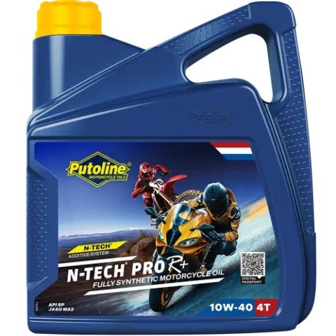 PUTOLINE OLEJ SILNIKOWY 4T 100% SYNTETYK N-TECH® PRO R+ 10W40 4L (AKC)