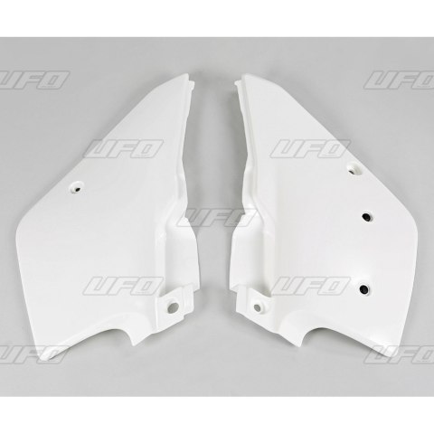 UFO BOCZKI TYLNE KAWASAKI KDX 200 '95-'20 KOLOR BIAŁY