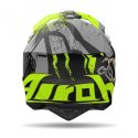 AIROH KASK CROSS / ENDURO / ATV / QUAD WRAAAP DARKNESS KOLOR ZIELONY FLUO/CZARNY/SZARY ROZMIAR L