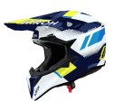 AIROH KASK CROSS / ENDURO / ATV / QUAD WRAAAP VISION KOLOR ŻÓŁTY FLUO/NIEBIESKI/BIAŁY ROZMIAR M