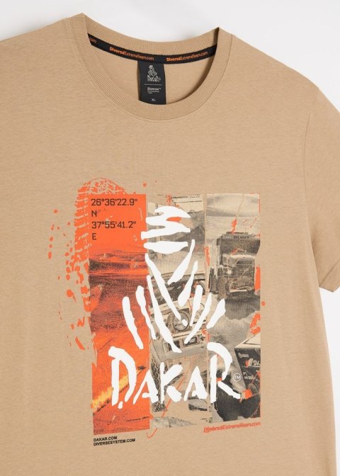 DIVERSE EXTREME TEAM - DAKAR RALLY KOSZULKA DKR DES 2025 KOLOR PIASKOWY L