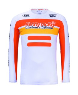 KENNY RACING KOSZULKA CROSS/ENDURO FORCE BEACH DUST ORANGE KOLOR POMARAŃCZOWY/BIAŁY ROZMIAR L