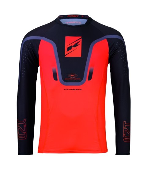 KENNY RACING KOSZULKA CROSS/ENDURO TITANIUM GRADIENT ORANGE KOLOR POMARAŃCZOWY ROZMIAR M