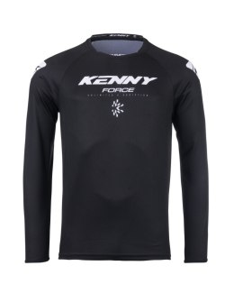 KENNY RACING KOSZULKA CROSS/ENDURO TRACK KID/JUNIOR/DZECIĘCE FOCUS BLACK KOLOR CZARNY ROZMIAR XS (10/12 LAT)