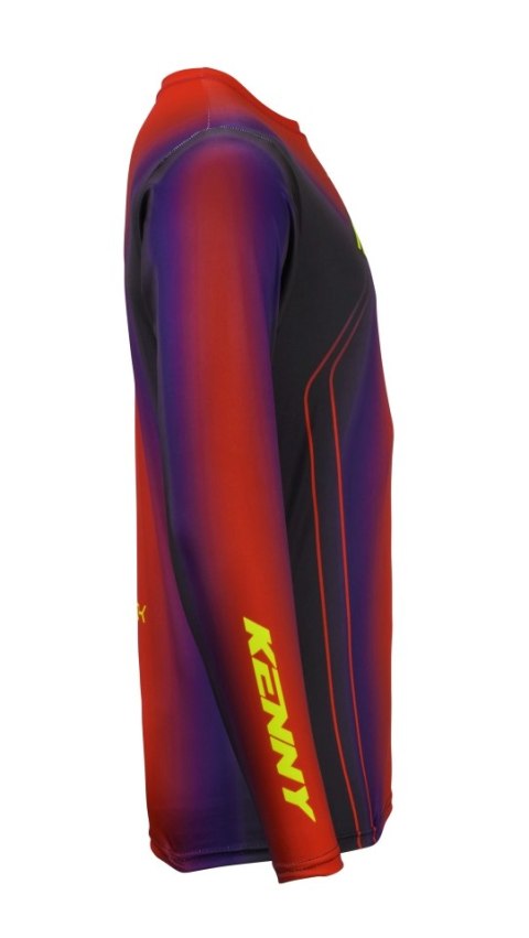 KENNY RACING KOSZULKA CROSS/ENDURO TRACK KID/JUNIOR/DZECIĘCE FOCUS RED KOLOR CZERWONY ROZMIAR XXXXS ( 3/4 LATA)