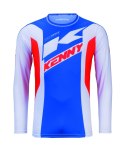 KENNY RACING KOSZULKA CROSS/ENDURO TRACK KID/JUNIOR/DZECIĘCE ZOOM PATRIOT KOLOR NIEBIESKI/CZERWONY/BIAŁY ROZMIAR XXS (7/9 LAT)