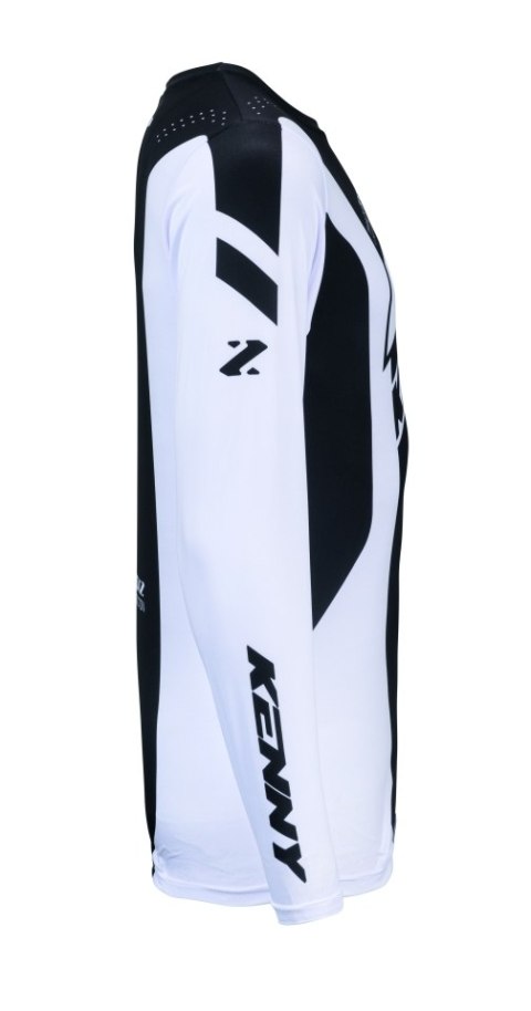 KENNY RACING KOSZULKA CROSS/ENDURO TRACK ZOOM BLACK WHITE KOLOR CZARNY/BIAŁY SZARY ROZMIAR XXL