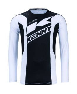 KENNY RACING KOSZULKA CROSS/ENDURO TRACK ZOOM BLACK WHITE KOLOR CZARNY/BIAŁY SZARY ROZMIAR M