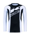 KENNY RACING KOSZULKA CROSS/ENDURO TRACK ZOOM BLACK WHITE KOLOR CZARNY/BIAŁY SZARY ROZMIAR S