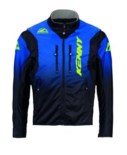 KENNY RACING KURTKA ADVENTURE/ENDURO SOFTSHELL BLUE NEON YELLOW KOLOR NIEBIESKI/ ŻÓŁTY NEON ROZMIAR XL