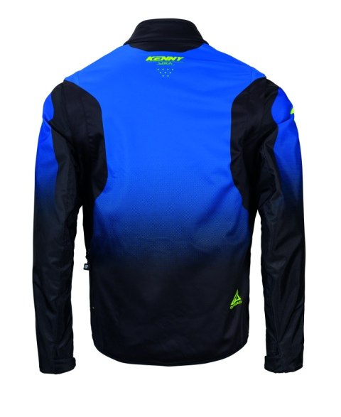 KENNY RACING KURTKA ADVENTURE/ENDURO SOFTSHELL BLUE NEON YELLOW KOLOR NIEBIESKI/ ŻÓŁTY NEON ROZMIAR XXL